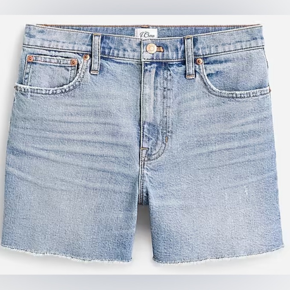 J. Crew High-rise denim short in Tea Time wash size 29